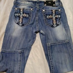 Miss Me cropped jeans 27